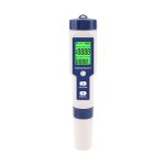 Testeur de sel de piscine, testeur de sel d'eau de mer numrique 5 en 1, kit de test tanche ip67