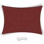 Start - voile d'ombrage rectangulaire polyester toile d'ombrage impermable anti uv pour terrasse camping ...
