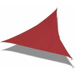 Start - voile d'ombrage triangulaire 3. 6x3. 6x3. 6m, toile d'ombrage anti uv en polyester impermable ...