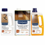 Pack entretien des parquets : décapant + rénovateur + entretien brillant starwax Pack entretien des parquets : décapant + rénovateur + entretien brillant starwax
