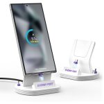 Station de charge avec adaptateur magntique type - c, charge rapide pour samsung a16 / a15 / a14 / a56 ...