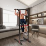 Station de dips barre de traction station de musculation traction power tower tour de fitness
