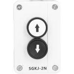 Station d'interrupteur � bouton - poussoir vers le haut de la fl�che de porte - rouleau de porte - camion ...