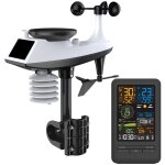 Station mto avec anmomtre et pluviomtre, station mto wifi, internet sans fil, avec capteur extrieur, ...