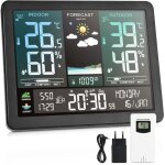 Station m�t�o, horloge �lectronique multifonction professionnelle, temp�rature, humidit�, barom�trie, ...