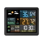 Station météo intelligente fj3566m avec horloge, compteur de température et d'humidité intérieur et extérieur ... Station météo intelligente fj3566m avec horloge, compteur de température et d'humidité intérieur et extérieur ...