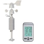 Station mto numrique sans fil 433 mhz sans fil / anmomtre, compteur mto compact sans fil fiable ...