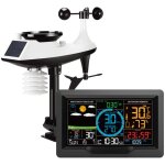 Station météo professionnelle multifonctionnelle fj3390a, détection de température, humidité, vitesse ... Station météo professionnelle multifonctionnelle fj3390a, détection de température, humidité, vitesse ...
