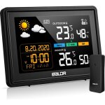 Station météo radio avec capteur extérieur, température intérieure et extérieure, humidité de l'air, ... Station météo radio avec capteur extérieur, température intérieure et extérieure, humidité de l'air, ...