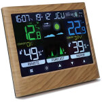 Station m�t�o et r�veil effet bois