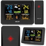Station mto sans fil avec capteur extrieur, affichage couleur de temprature / humidit int & ext, ...