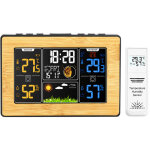 Station m�t�o sans fil avec capteur ext�rieur int�rieur ext�rieur thermom�tre humidit� barom�tre horloge ...