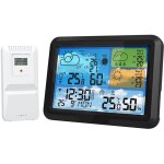 Station m�t�o sans fil avec capteur ext�rieur wifi, temp�rature int�rieure et ext�rieure - pression atmosph�ri ...
