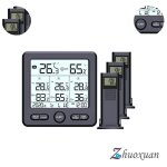 Station mto sans fil avec heure, calendrier, jour de la semaine, humidit intrieure / extrieure, ...