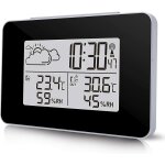 Station météo sans fil, horloge météo multifonctionnelle numérique avec météo extérieure / température ... Station météo sans fil, horloge météo multifonctionnelle numérique avec météo extérieure / température ...