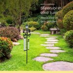 Station meteo solaire avec thermometre et anemometre