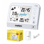 Station m�t�o meteo sp204 avec hygrom�tre et capteur ext�rieur dcf