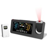 Station pr�visions m�t�o sans fil avec capteur, pr�visions m�t�orologiques, affichage de la temp�rature ...