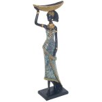 Statue africaine d�corative en r�sine, figure artistique pour la maison, cadeau original, 44, 5 cm, style ...