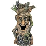 Statue d'arbre pour aquarium - sculpture en bois r�aliste - les poissons peuvent nager � travers le trou ...