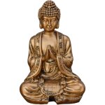 Statue bouddha or mditation ? statuette dcoration zen et feng shui ? apporte de la spiritualit  votre ...