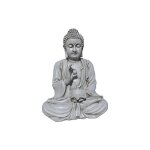 Statue bouddha prosprit figurine dcorative pour jardin ou extrieur en pierre artificielle 80 cm couleur ...