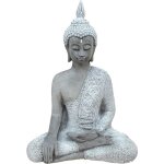 Statue bouddha shiva statuette en pierre massive en forme de shiva assis en mditation, rsistante au ...