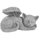 Statue comm�morative pour animaux de compagnie sculpture de jardin d'ange pour animaux de compagnie endormi ...