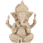Statue de dieu lphant indien ganesha en rsine de grs, sculpture de bouddha fengshui, artisanat de ...