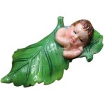 Statue de f�e des fleurs d�corations de jardin f��rique d�coration de jardin de conte de f�es mini figurine ...