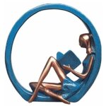 Statue de femme ronde en r�sine, statue creuse d�corative pour porche, bureau, meuble tv