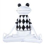 Statue de grenouille de yoga abstraite, mod�le de d�coration a