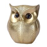 Statue hibou decoration figurine chouette statu decoratif statue decoration interieur animal or sculpture ...