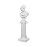 Paris prix - statue en magnsie 'buste' 63cm blanc