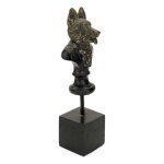 Statuette chien - rsine - noir - interior's