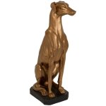 Statuette chien levri bronze 24x19, 5cm - atmosphera créateur d'intérieur Statuette chien levri bronze 24x19, 5cm - atmosphera créateur d'intérieur