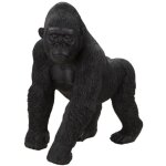 Statuette d�co en r�sine  gorille debout  37cm noir