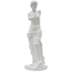 Statuette sculpture  femme  49cm blanc