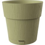 Stefanplast pot de fleur ethica - 2 l - 40 x h39 cm - avec r�serve d'eau - vert olive