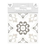 Stickers carreaux ciment greige - lot de 6