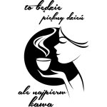 Stickers de cuisine, tasses, caf�, 100 x 50 cm