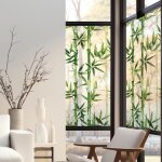 Plage - stickers décoratifs électrostatique, bambous, vert, style aquarelle, 150 cm x 67, 5 cm Plage - stickers décoratifs électrostatique, bambous, vert, style aquarelle, 150 cm x 67, 5 cm