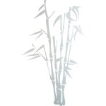 Stickers d�poli - bambou - 17x28 cm