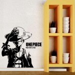 Stickers muraux une pi�ce one piece pirates luffy cartoon wall art autocollant d�coration de la maison ...