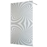 Stickers paroi de douche d�poli - design - 60x150 cm