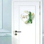 Sticker plante verte wc autocollant de toilette amovible autocollants de d�calcomanie de toilette autocollant ...