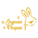 Sticker pour vitrine joyeuse paques (paques010) Sticker pour vitrine joyeuse paques (paques010)