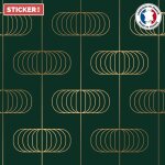 Stickerdecofr - crédence adhésive art déco new york 400 x 40 cm vert Stickerdecofr - crédence adhésive art déco new york 400 x 40 cm vert