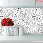 Stickerdecofr - cr�dence adh�sive nature dessin 100 x 40 cm