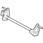 Stiga - axe de liaison roues avant tondeuse ggp - 381302935 / 1 Stiga - axe de liaison roues avant tondeuse ggp - 381302935 / 1